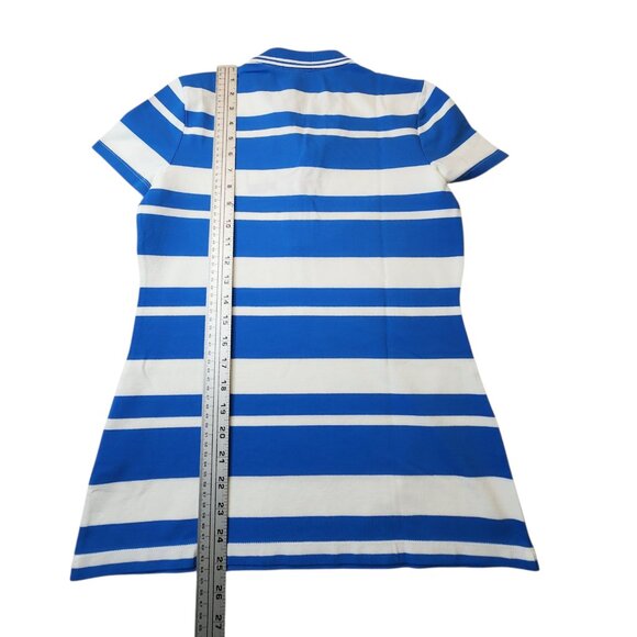 Tommy Hilfiger Women's Nautical Striped Abby Polo Size Small Blue - Picture 4 of 7